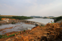 Pequena Central Hidrelétrica Bela Vista, em Verê, no Sudoeste do Estado, instalada no Rio Chopim, entre os municípios de Verê e São João, no Sudoeste do Paraná. 30/09/2021 - Foto: Geraldo Bubniak/AEN