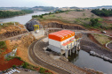 Pequena Central Hidrelétrica Bela Vista, em Verê, no Sudoeste do Estado, instalada no Rio Chopim, entre os municípios de Verê e São João, no Sudoeste do Paraná. 30/09/2021 - Foto: Geraldo Bubniak/AEN