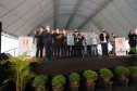 O governador Carlos Massa Ratinho Junior, o ministro de Minas e Energia, Bento Albuquerque, e o presidente da Copel, Daniel Pimentel Slaviero, inauguram de forma virtual nesta sexta-feira (1º) a Pequena Central Hidrelétrica Bela Vista, em Verê, no Sudoeste do Estado.    01/10/2021 - Foto: Geraldo Bubniak/AEN
