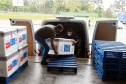 Paraná recebe 137,2 mil vacinas contra a Covid-19 para segunda dose; 176,6 mil para dose reforço chegam no sábado  -  Curitiba, 01/10/2021  -  Foto: Américo Antonio/SESA