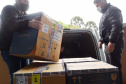 As 344.210 doses da vacina contra a Covid-19 referentes à 56ª pauta de distribuição do Ministério da Saúde chegaram ao Paraná nesta terça-feira (5). Foto: Américo Antonio/SESA