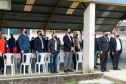Quase 800 alunos do Colégio Estadual Cívico-Militar Professor Luiz Carlos de Paula e Souza, no bairro Umbará, em Curitiba, receberam novos uniformes nesta terça-feira (05). A entrega foi feita pelo secretário estadual da Educação e do Esporte, Renato Feder. Foto: Anderson Pedroso/Seed-PR
