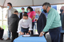 O governador em exercício Darci Piana e o secretário estadual da Saúde, Beto Preto, entregam nesta quarta-feira (13),  veículos da Estratégia da Saúde da Família aos municípios da 1ª Regional de Saúde de Paranaguá, além de computadores para renovação e modernização do parque tecnológico da Sesa.13/10/2021 - Foto: Geraldo Bubniak/AEN