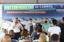 O governador em exercício Darci Piana e o secretário estadual da Saúde, Beto Preto, entregam nesta quarta-feira (13),  veículos da Estratégia da Saúde da Família aos municípios da 1ª Regional de Saúde de Paranaguá, além de computadores para renovação e modernização do parque tecnológico da Sesa.  Na foto, Deputado Galo.  13/10/2021 - Foto: Geraldo Bubniak/AEN