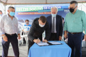 O governador em exercício Darci Piana e o secretário estadual da Saúde, Beto Preto, entregam nesta quarta-feira (13),  veículos da Estratégia da Saúde da Família aos municípios da 1ª Regional de Saúde de Paranaguá, além de computadores para renovação e modernização do parque tecnológico da Sesa.13/10/2021 - Foto: Geraldo Bubniak/AEN