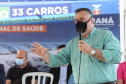 O governador em exercício Darci Piana e o secretário estadual da Saúde, Beto Preto, entregam nesta quarta-feira (13),  veículos da Estratégia da Saúde da Família aos municípios da 1ª Regional de Saúde de Paranaguá, além de computadores para renovação e modernização do parque tecnológico da Sesa.13/10/2021 - Foto: Geraldo Bubniak/AEN