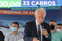 O governador em exercício Darci Piana e o secretário estadual da Saúde, Beto Preto, entregam nesta quarta-feira (13),  veículos da Estratégia da Saúde da Família aos municípios da 1ª Regional de Saúde de Paranaguá, além de computadores para renovação e modernização do parque tecnológico da Sesa.13/10/2021 - Foto: Geraldo Bubniak/AEN