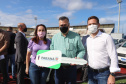 O governador em exercício Darci Piana e o secretário estadual da Saúde, Beto Preto, entregam nesta quarta-feira (13),  veículos da Estratégia da Saúde da Família aos municípios da 1ª Regional de Saúde de Paranaguá, além de computadores para renovação e modernização do parque tecnológico da Sesa.13/10/2021 - Foto: Geraldo Bubniak/AEN