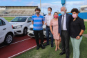 O governador em exercício Darci Piana e o secretário estadual da Saúde, Beto Preto, entregam nesta quarta-feira (13),  veículos da Estratégia da Saúde da Família aos municípios da 1ª Regional de Saúde de Paranaguá, além de computadores para renovação e modernização do parque tecnológico da Sesa.13/10/2021 - Foto: Geraldo Bubniak/AEN