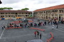 Com exposições de equipamentos, passeios de viatura, tirolesa e até um helicóptero, o Quartel do Comando-Geral abriu as portas para a comunidade entre as 10 e 16 horas deste domingo (17/10) em comemoração ao Dia das Crianças. O evento, que contou com diversos parceiros, foi pensado e organizado para proporcionar um dia especial para os filhos dos policiais militares e para a comunidade no geral. - Curitiba, 17/10/2021 - Foto: PMPR