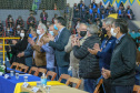Abertura dos Jogos da Integração do Idoso, em Guaratuba. Foto: Valdelino Pontes/AEN