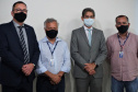 O secretário nacional de Trânsito, Frederico Carneiro, reuniu-se com representantes da Argentina e Paraguai, em Foz do Iguaçu, na tarde desta segunda-feira (18), para apresentar os aplicativos de documentos digitais. - Foz do Iguaçu, 19/10/2021 - Foto: Allan Marba/Detran-PR