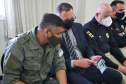 O secretário nacional de Trânsito, Frederico Carneiro, reuniu-se com representantes da Argentina e Paraguai, em Foz do Iguaçu, na tarde desta segunda-feira (18), para apresentar os aplicativos de documentos digitais. - Foz do Iguaçu, 19/10/2021 - Foto: Allan Marba/Detran-PR