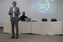 O secretário nacional de Trânsito, Frederico Carneiro, reuniu-se com representantes da Argentina e Paraguai, em Foz do Iguaçu, na tarde desta segunda-feira (18), para apresentar os aplicativos de documentos digitais. - Foz do Iguaçu, 19/10/2021 - Foto: Allan Marba/Detran-PR