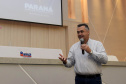 A importância da regionalização da Saúde no desenvolvimento do Planejamento Regional Integrado (PRI) foi destacada pelo secretário de Estado da Saúde, Beto Preto, em Maringá, com as Regionais de Saúde da abrangência da Macrorregião Noroeste, nesta terça-feira (19). - Maringá, 19/10/2021 - Foto: Américo Antonio/SESA