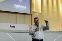 A importância da regionalização da Saúde no desenvolvimento do Planejamento Regional Integrado (PRI) foi destacada pelo secretário de Estado da Saúde, Beto Preto, em Maringá, com as Regionais de Saúde da abrangência da Macrorregião Noroeste, nesta terça-feira (19). - Maringá, 19/10/2021 - Foto: Américo Antonio/SESA