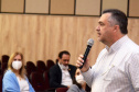 A importância da regionalização da Saúde no desenvolvimento do Planejamento Regional Integrado (PRI) foi destacada pelo secretário de Estado da Saúde, Beto Preto, em Maringá, com as Regionais de Saúde da abrangência da Macrorregião Noroeste, nesta terça-feira (19). - Maringá, 19/10/2021 - Foto: Américo Antonio/SESA