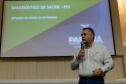 A importância da regionalização da Saúde no desenvolvimento do Planejamento Regional Integrado (PRI) foi destacada pelo secretário de Estado da Saúde, Beto Preto, em Maringá, com as Regionais de Saúde da abrangência da Macrorregião Noroeste, nesta terça-feira (19). - Maringá, 19/10/2021 - Foto: Américo Antonio/SESA