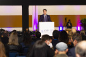 Os desafios, perspectivas e oportunidades do saneamento no Brasil no atual cenário foram abordados na palestra magna feita pelo diretor-presidente da Sanepar, Claudio Stabile, na terça-feira (19), no 31º Congresso Brasileiro de Engenharia Sanitária e Ambiental. -  Curitiba, 20/10/2021 - Foto: Andre Thiago Chaves Aguiar/Sanepar