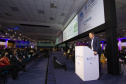 A situação do abastecimento de água para o futuro diante das mudanças climáticas foi um dos temas abordados em painéis de debates durante o 31º Congresso Brasileiro de Engenharia Sanitária e Ambiental, em Curitiba. Organizado pela Associação Brasileira de Engenharia Sanitária e Ambiental (Abes), é o primeiro grande evento realizado na Capital após o início da pandemia. -  Curitiba, 20/10/2021 - Foto: Andre Thiago Chaves Aguiar