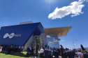 O governador Carlos Massa Ratinho Junior participou nesta quinta-feira (21) em Mandaguari, na Região Norte, da inauguração da nova planta da SuperBAC, empresa especializada em soluções biotecnológicas de alta performance para os segmentos de agricultura, saneamento, óleo e gás e bens de consumo. - Mandaguari, 21/10/2021 - Foto: Jonathan Campos/AEN