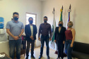 DOUTOR CAMARGO - Em mais uma rodada de visitas da diretoria da Fomento Paraná em busca de novas parcerias, odiretor-presidente da instituição financeira estadual, Heraldo Neves, o diretor de Mercado,Vinícius Rocha, e a assessora Emilia Belinati percorreram municípios da região de Umuarama,no noroeste do estado, nesta quinta e sexta (21 e 22). - Curitiba, 22/10/2021 - Foto: Fomento Paraná
