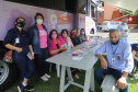 Mais de 900 pessoas saíram empregadas do mutirão de empregos, realizado nesta sexta-feira (22) no bairro de Santa Felicidade, em Curitiba. Foram cerca de 1.600 vagas com carteira assinada oferecidas pelas 40 empresas presentes ao evento. - Curitiba, 22/10/2021 - Foto: SEJUF
