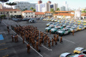 Com o reforço do efetivo administrativo, a Polícia Militar desencadeou a Operação Fecha Quartel III na Capital e em todo o Estado do Paraná nesta sexta-feira (22/10). Apenas em Curitiba e na Região Metropolitana, mais de 270 policiais estão nas ruas, além do efetivo já aplicado no policiamento ordinário, reforçando o patrulhamento nas áreas comerciais, residenciais e com maior índice de ocorrências. - Curitiba, 22/10/2021 - Foto: Soldado Ismael Ponchio