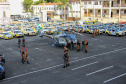 Com o reforço do efetivo administrativo, a Polícia Militar desencadeou a Operação Fecha Quartel III na Capital e em todo o Estado do Paraná nesta sexta-feira (22/10). Apenas em Curitiba e na Região Metropolitana, mais de 270 policiais estão nas ruas, além do efetivo já aplicado no policiamento ordinário, reforçando o patrulhamento nas áreas comerciais, residenciais e com maior índice de ocorrências. - Curitiba, 22/10/2021 - Foto: Soldado Ismael Ponchio