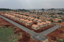 Com o avanço da obra de construção do Residencial Amador Gonçalves, em Jardim Alegre, os interessados em adquirir uma das 41 novas moradias do empreendimento têm até 15 de novembro para se inscreverem no site da Cohapar. A partir desta data, os técnicos da companhia darão início ao processo de enquadramento, classificação e convocação dos pretendentes no município, na região do Vale do Ivaí. (Foto: Alessandro Vieira/AEN)