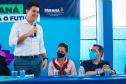 O Governo do Paraná entregou nesta quinta-feira (4) kits de robótica para mais 23 instituições de ensino, de nove municípios. A entrega foi feita pelo chefe da Casa Civil do Governo do Paraná, Guto Silva, pelo secretário da Justiça, Família e Trabalho, Ney Leprevost, e pelo diretor geral da Secretaria da Educação e do Esporte, Vinicius Neiva. Foto: Guilherme Flores/Casa Civil