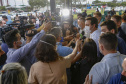 Governador Carlos Massa Ratinho Junior anuncia obras para tornar Cascavel a primeira cidade do Paraná com 100% de saneamento
Foto Gilson Abreu/AEN