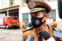 O governador Carlos Massa Ratinho Junior participou, nesta segunda-feira (8), em Curitiba, da passagem de comando do Corpo de Bombeiros do Paraná. Há mais de 30 anos na corporação, o coronel Manoel Vasco de Figueiredo Junior assume o posto de comandante-geral no lugar do coronel Gerson Gross, que tinha sido empossado em janeiro deste ano e agora segue para a reserva remunerada.Foto:José Fernando Ogura/AEN