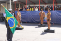 O governador Carlos Massa Ratinho Junior participou, nesta segunda-feira (8), em Curitiba, da passagem de comando do Corpo de Bombeiros do Paraná. Há mais de 30 anos na corporação, o coronel Manoel Vasco de Figueiredo Junior assume o posto de comandante-geral no lugar do coronel Gerson Gross, que tinha sido empossado em janeiro deste ano e agora segue para a reserva remunerada.Foto: José Fernando Ogura/AEN