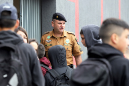 Escola Segura 
Foto: Arnaldo Alves / AEN.