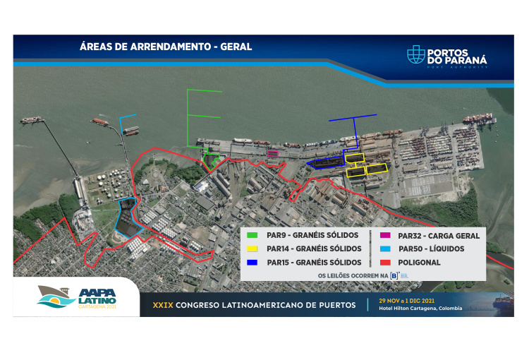 Portos do Paraná apresenta projetos estruturantes em evento internacional - Paranaguá, 29/11/2021 - Foto: Cesar Alberto Teixeira de Oliveira
