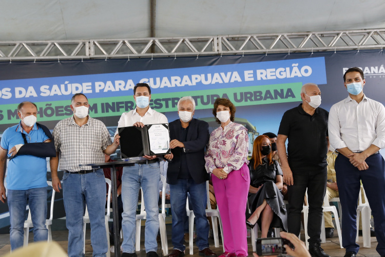 Governador libera R$ 59,6 milhões para Guarapuava investir em qualificação urbana e saúde