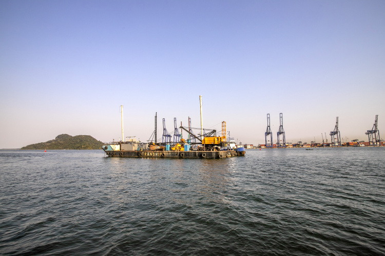 TRF4 tem nova decisão favorável a Portos do Paraná envolvendo as pedras da Palangana  - Paranaguá, 24/11/2021 - Foto: Claudio Neves/Portos do Paraná