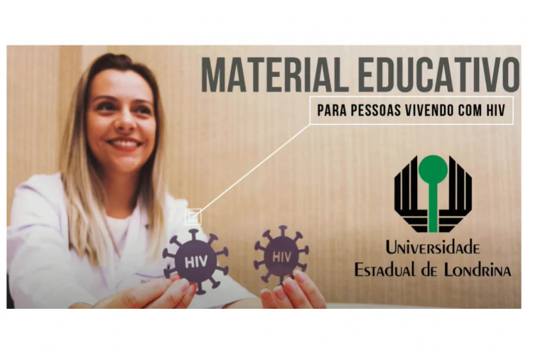 Material educativo da UEL conscientiza e promove a saúde de quem vive com HIV