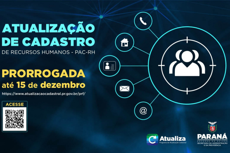 Atualização Cadastral de Recursos Humanos é prorrogada até 15 de dezembro - Foto/Arte: SEAP