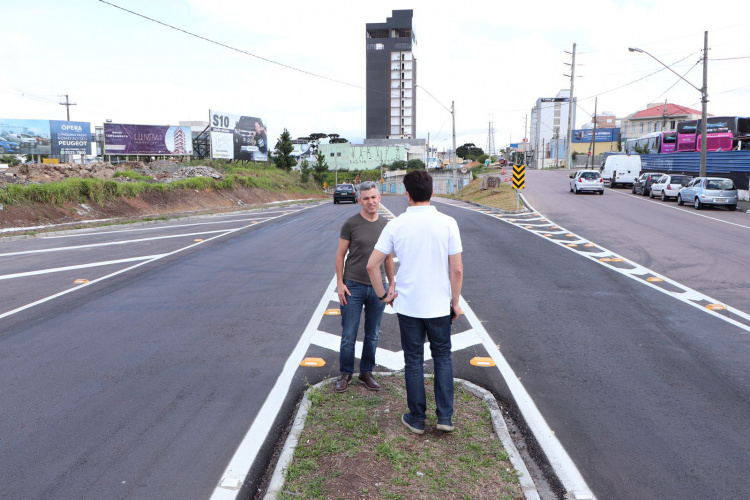 Retomada nesta gestão, obra de acesso ao aeroporto Afonso Pena chega à etapa final