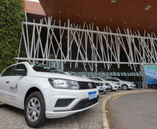 O governador Carlos Massa Ratinho Junior entrrega  nesta quinta-feira (11),  veículos da Estratégia da Saúde da Família no Parque Barigui em Curitiba.   - 11/11/2021