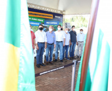O governador Carlos Massa Ratinho Junior esteve nesta sexta-feira (19) no município de Ivaiporã e confirmou o repasse de R$ 36,1 milhões para obras de infraestrutura urbana e rodoviária. Foto: Ari Dias/AEN