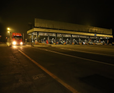 Encerramento dos atuais contratos de concessão de rodovias no Paraná. Abertura das catracas da praça de pedágio da Ecovia, na BR-277, em São José dos Pinhais, ocorrida à 0h00 deste domingo. - Curitiba, 28/11/2021 - Foto: Ari Dias/AEN
