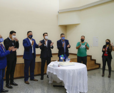 O governador Carlos Massa Ratinho Junior participa nesta quarta-feira (10), da  comemoração de oito anos da criação desse órgão central de controle e combate à corrupção - CGE.    - 10/11/2021