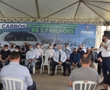 Estado entrega 108 veículos para municípios da Região Metropolitana de Curitiba