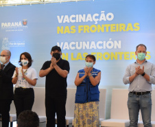 Paraná e ministérios do Brasil e Paraguai promovem testagem e vacinação na fronteira