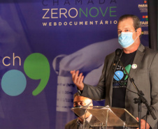 Lançamento Webdocumentário Chamada Zeronove - Curitiba, 22/11/2021 - Foto: José Fernando Ogura/AEN