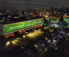 Sucesso entre os paranaenses, Natal Palácio Iguaçu continua nesta sexta e sábado. Foto: José Fernando Ogura/AEN