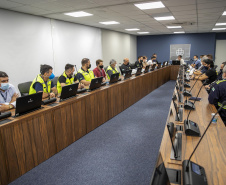 O Porto de Paranaguá foi aprovado esta semana pela auditoria da Comissão Nacional de Segurança Pública nos Portos, Terminais e Vias Navegáveis (Conportos) e terá a sua Declaração de Cumprimento (DC) sem nenhuma pendência.  - Paranaguá, 26/11/2021 - Foto: Claudio Neves/Portos do Paraná